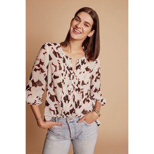 🍋3 for $20🍋 GEORGE. Floral Print Sheer Shirt Size US 6